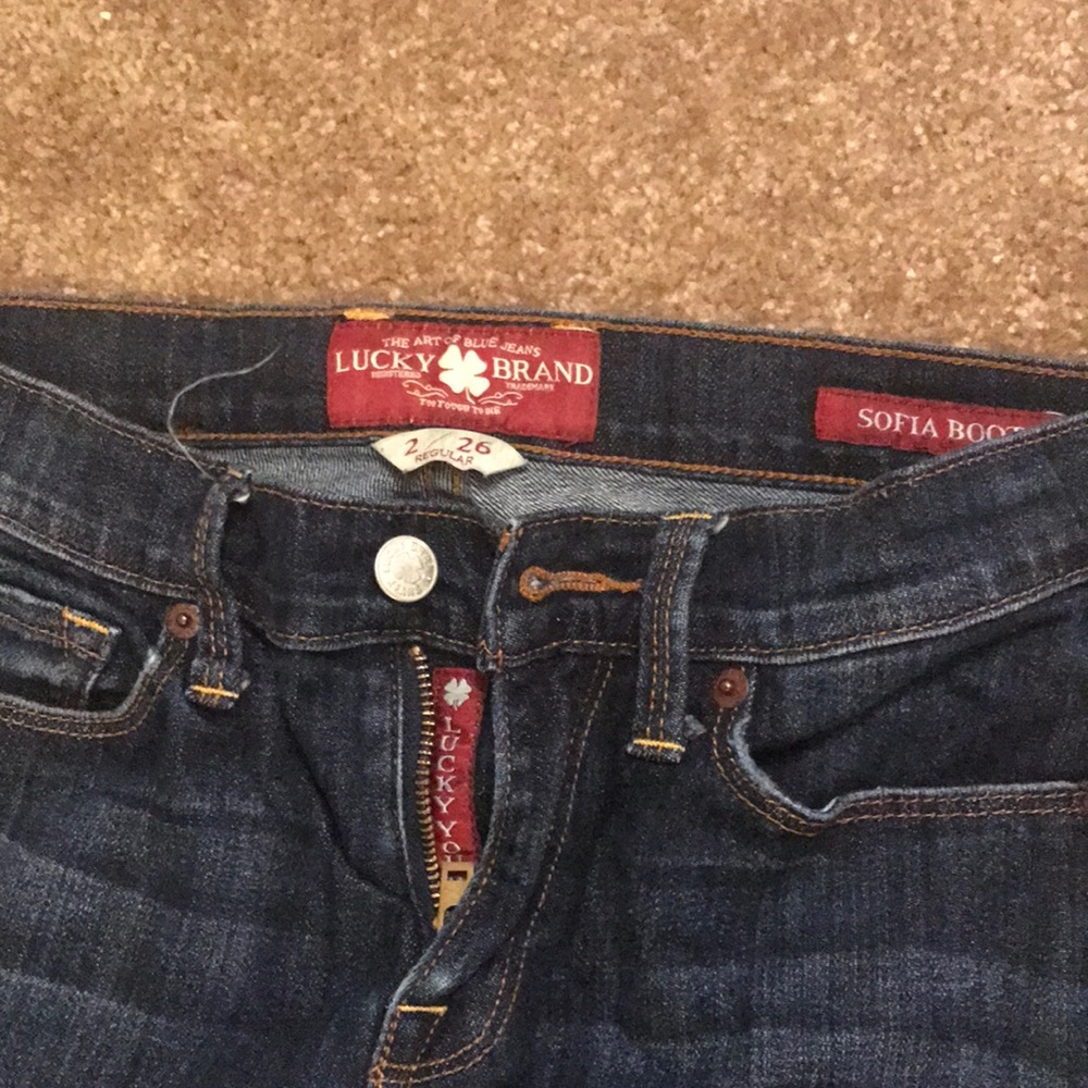 Lucky Brand, Size 2 Sofia Boot Dark Blue